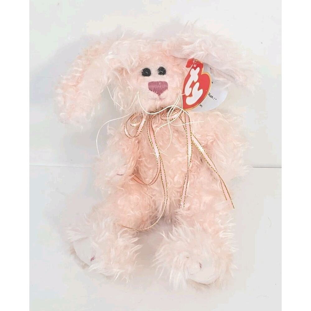1993 Ty Beanie Baby "Blush" Retired Pink Rabbit BB33